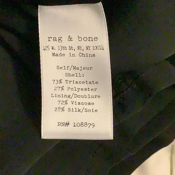 Rag & Bone gothic Lillian dress with grommet detailing. Size 2 - Picture 6 of 6